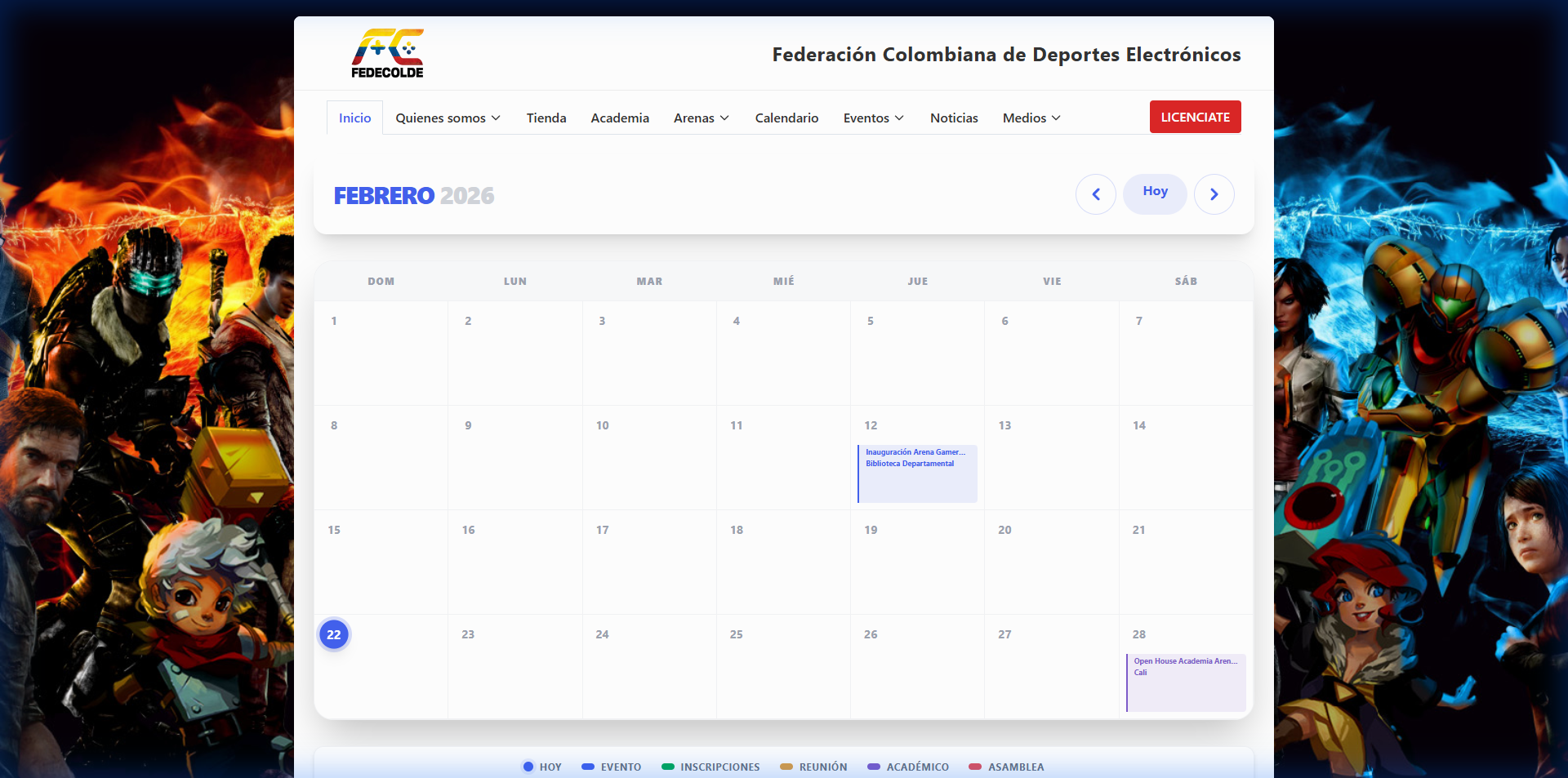 Calendario Público Zeus